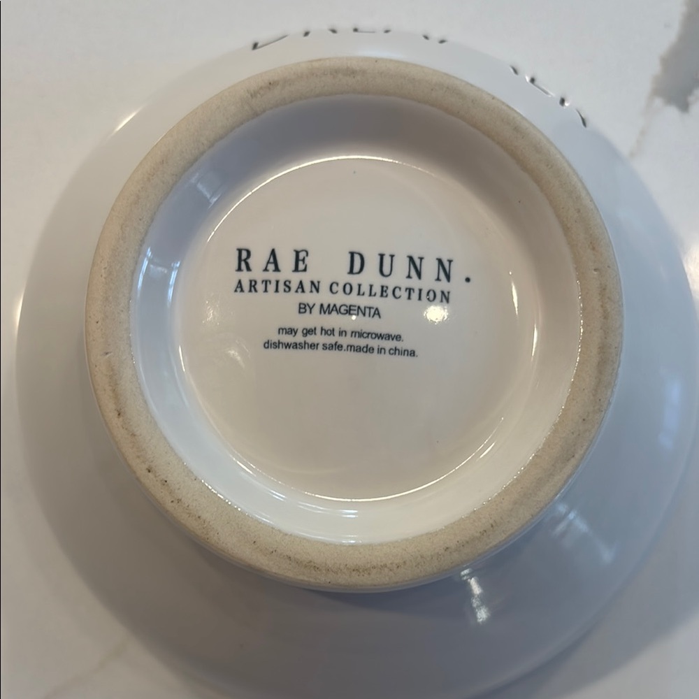 Rae Dunn… DREAMER… Ceramic Cream & Black 5 Inch Bowl…PERFECT CONDITION… - Picture 4 of 4